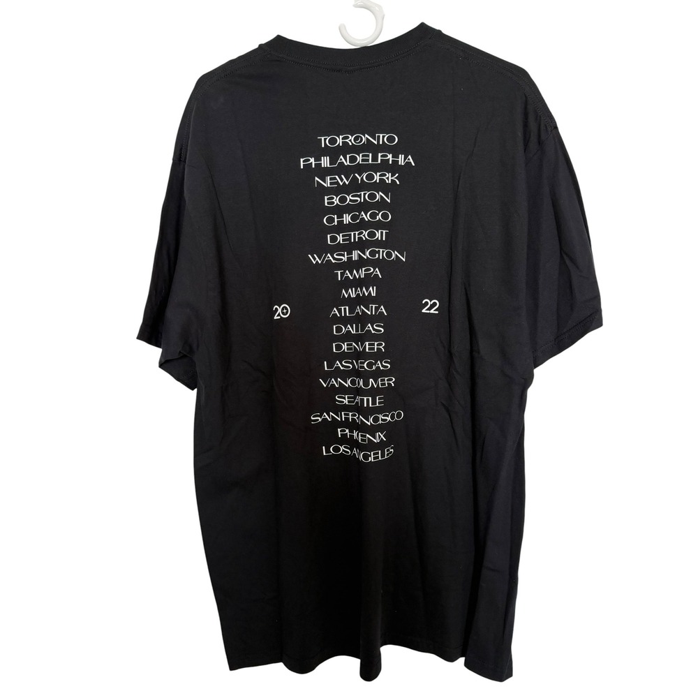 The Weeknd After Hours Til Dawn 2022 Tour T-Shirt Black Graphic Concert Tee XL - Picture 2 of 2